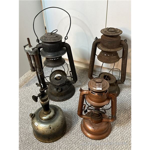 Antique Lantern Base Collection