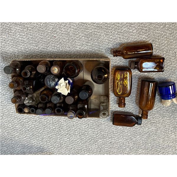 Brown Medicine Bottle Collection