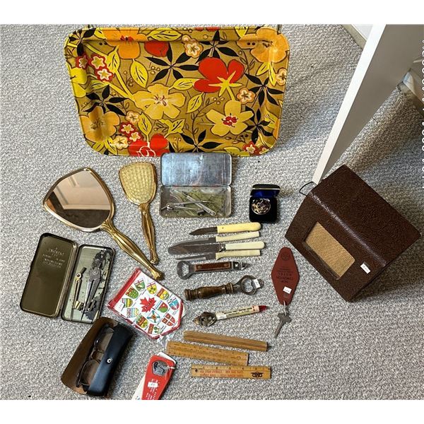 Antique Collection - Speaker - Bottle Openers- Geometry Sets - Vanity Set - TV Tray