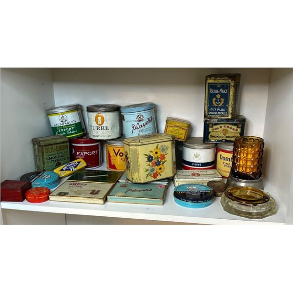 Cigarette Tin Collection -Royal Navy - Gold Cross Ashtrays