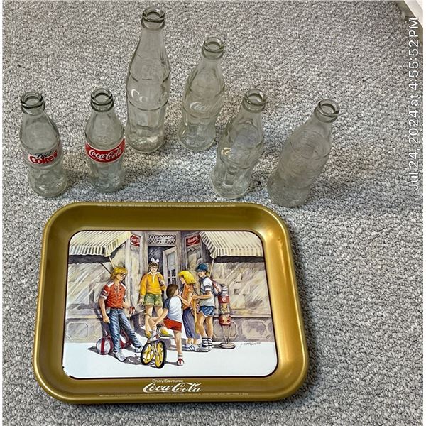 Coka Cola Collection & Tray