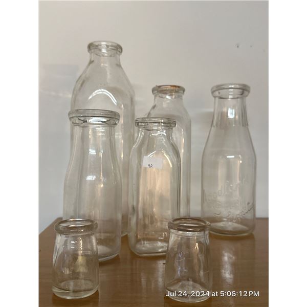 Milk Bottle Collection - Woodland Dairy