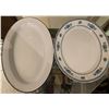 Image 2 : Losolware tray Shrewsburry England, simple white large tray, and Tartan Hyeroft plate