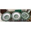 Image 2 : Colonial homestead by royal dish set (3) plus extra green dish