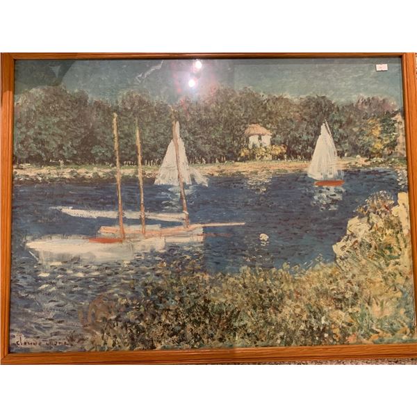 Claude Monet, 'Bassin D'Argenteuil'-- Print;  23T, 32W