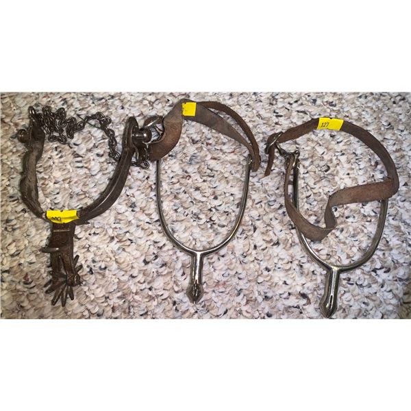Vintage horse spurs (3)