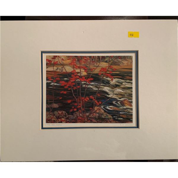 'The Red Maple' by A. Y. Jackson  -- Print (11T, 14W)