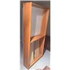 Image 3 : Tall Wooden shelving unit; has 4 wooden slabs; 36W; 11D; 80T