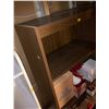Image 2 : Wooden shelving unit **NOT INCLUDING CONTENTS;  24W, 12D, 72T