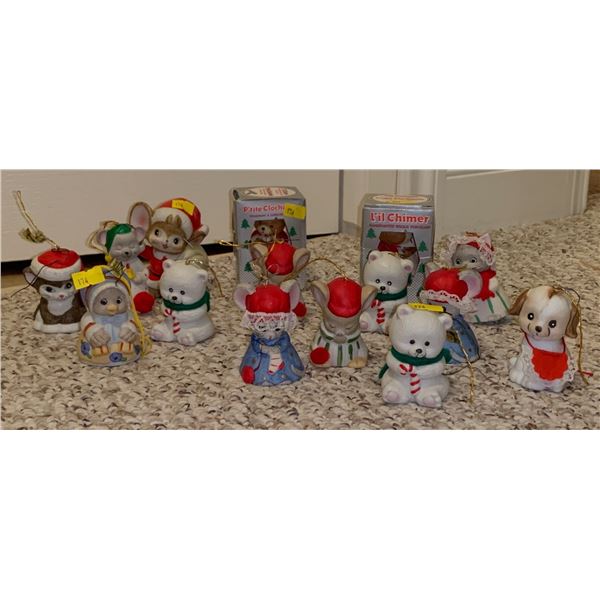 Set of 'lil chimer' hangable decorations, a couple are damaged, many are new