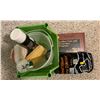 Image 1 : Various cleaning items; steel wool, leather care set and more!