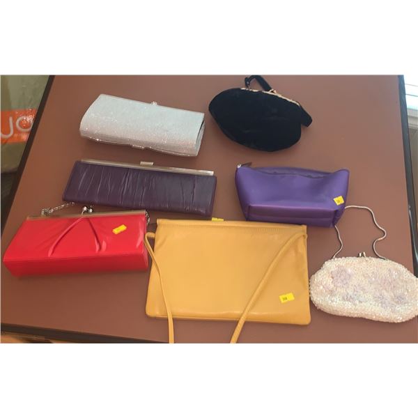 Set of various purses
