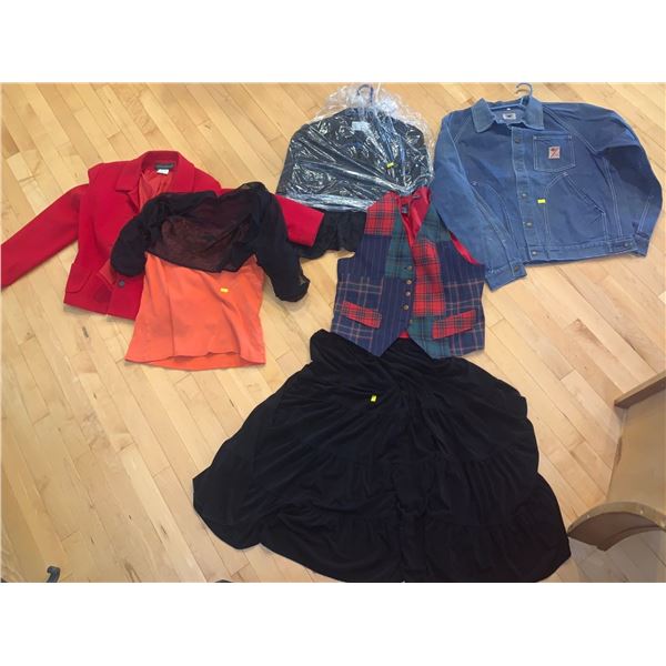 Set of women's clothes; around size medium; a blazer, shirt, skirt and more!