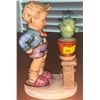 Image 1 : Hummel Confidentially figurine #314 Hummel boy talking to a cactus, Goebel figurine