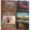 Image 1 : Set of various books; including 'Extraordinary lights', 'Atlas of Canada and the World', and more!