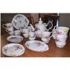 Image 1 : Royal Albert China set with teapot, cups, plates, and more!