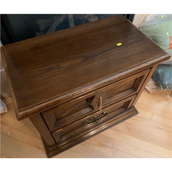 Wooden bed stand (26W, 15D, 23T)