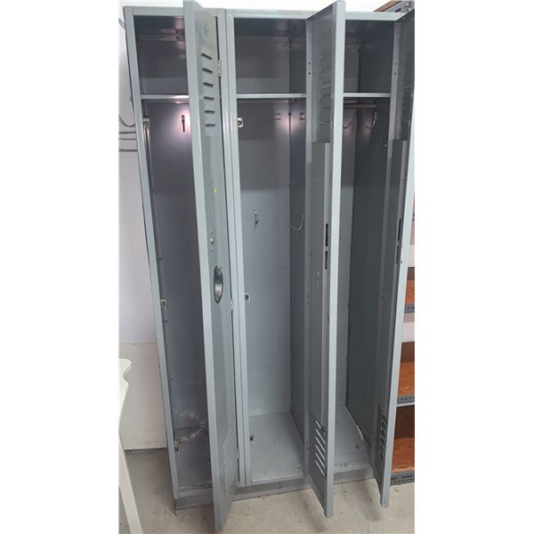 Set of vintage lockers (36W, 20D, 76T) -- No keys