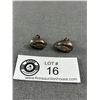 Image 1 : Nice Pair of Heavy Sterling Earrings