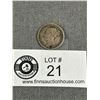 Image 2 : 1884 Silver Six Pence Young Victoria Head