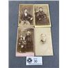 Image 1 : 4 Early Photographs (Carte De Visors)
