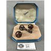 Image 1 : Fabulous B.C. Centennial 1958 Cuff Link Satin in Original Box