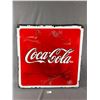Image 1 : Vintage Mexico Coca Cola Porcelain Table Top Sign. 29" x 29"