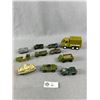 Image 1 : Vintage Assorted Mostly Die-Cast Metal Army Vehicles - PlayArt, Matchbox & More