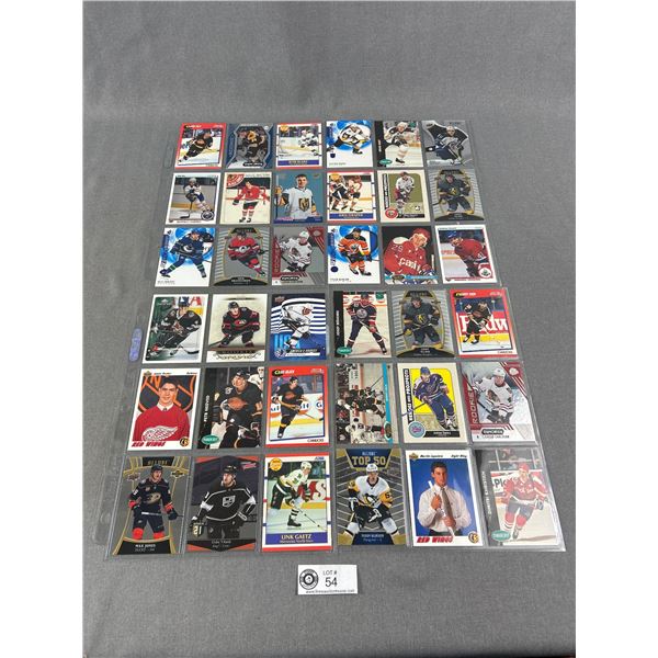 36 NHL Rookie Collector Cards