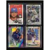 Image 1 : 4 Bo Bichette Rookie Cards in Hard Cases