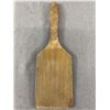 Image 2 : Antique Steamed Pudding Mold Tin and Wood Butter Mold w/Paddle
