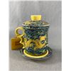 Image 2 : Gorgeous Signed Asian Tea Set w/Dragon Design in Presentation Box