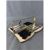 Image 1 : Fabulous Mid Century Modern Steak Knife Set by Glo-Hill in Art Deco Case