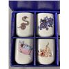 Image 2 : Set of 12 Vintage East Peak Tong Fon Chinese Zodiac Ceramic Sake Cups w/ Original Box