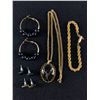 Image 1 : Black and Gold Costume Jewelry Lot