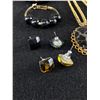 Image 2 : Black and Gold Costume Jewelry Lot