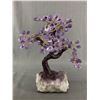 Image 1 : 11" Tall Amethyst Tree On Amethyst Base Retails $1500.00