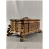 Image 2 : Very Pretty Carved Wood Jewelry Box 1890s