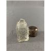 Image 2 : Antique Birmingham Hallmarks Sterling and Crystal Scent Bottle