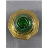 Image 2 : Gilded Depression Glass Candleholder