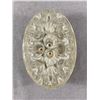 Image 2 : Large Glass Flower Frog. Dated 1910