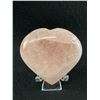 Image 1 : Rose Quartz Heart. Retails $489.00