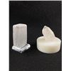 Image 1 : Clear Quartz Rough & 2" Selenite Stick. Retails $280.00 Each