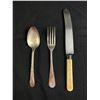 Image 2 : Lot Of Assorted Vintage Flatware Including Oneida, Sheffield & More