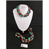 Image 1 : 2 - 32" L Vintage Southwest Beaded Necklaces.
