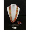 Image 1 : 2 Nice Seed Beaded Bracelets & Colourful 26" L Stretch Hatband/Necklace