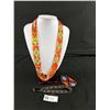 Image 2 : 2 Nice Seed Beaded Bracelets & Colourful 26" L Stretch Hatband/Necklace