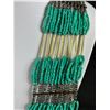 Image 2 : Vintage 21" - 30" L Mult-Strand/Layered Seed Beaded Necklace w/ Metal Accents.