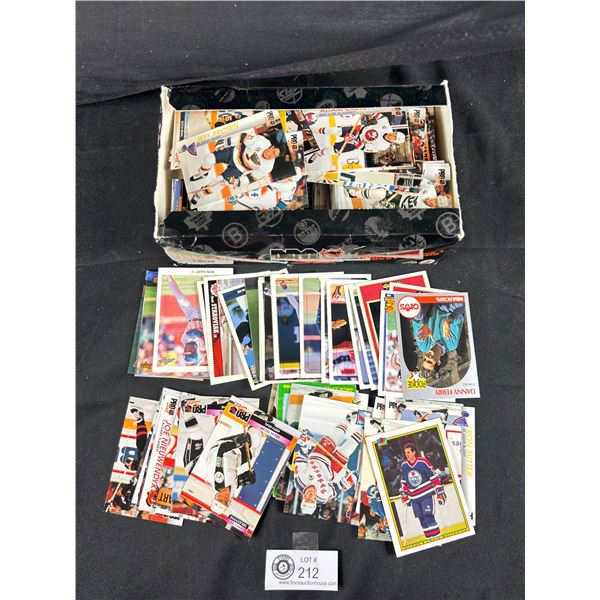 Assorted Collector Sports Cards Including 1992 Pro Set Hockey Cards, 2000 UD Baseball Cards & More