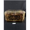 Image 1 : Old Asian Wood Box (As Found) w/ Assortment Of Vintage Post Cards, Photos, Souveniers & More